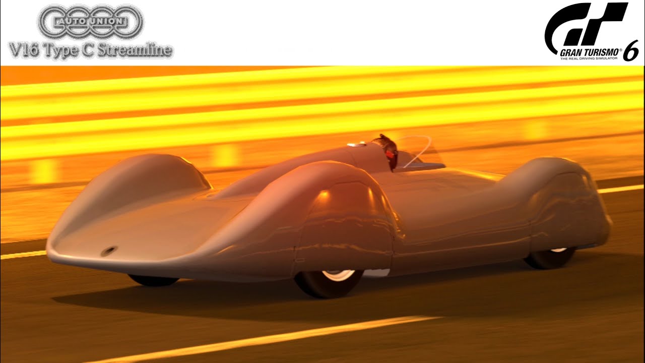 Audi Auto Union V16 Type C Streamline '37 | Gran Turismo 6 | Replay