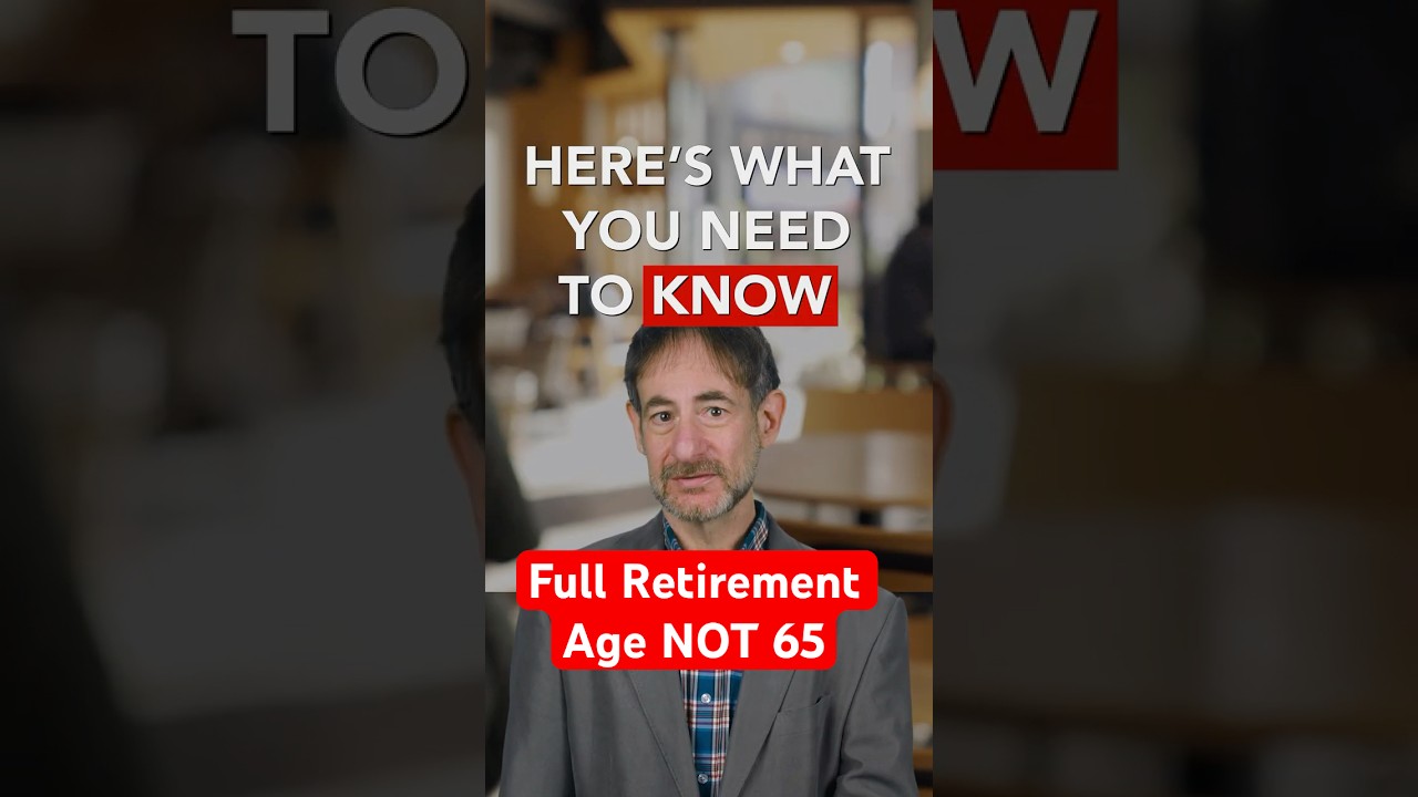 The Social Security retirement age is NOT 65