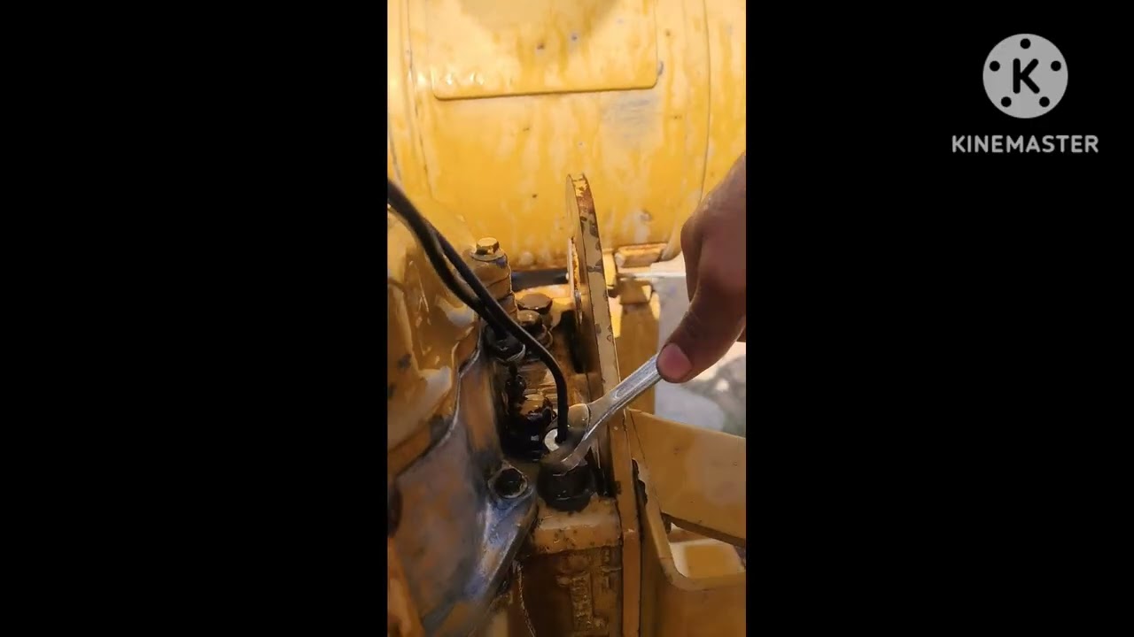 Replace new speedometer of caterpillar.. caterpillar ka speed meter change...... #cat
