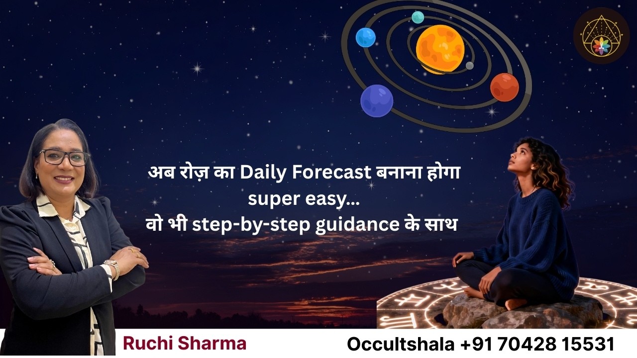 ✨ FREE Session – Learn Daily Forecast Predictions According to Numerology with Ruchi Sharma Mam