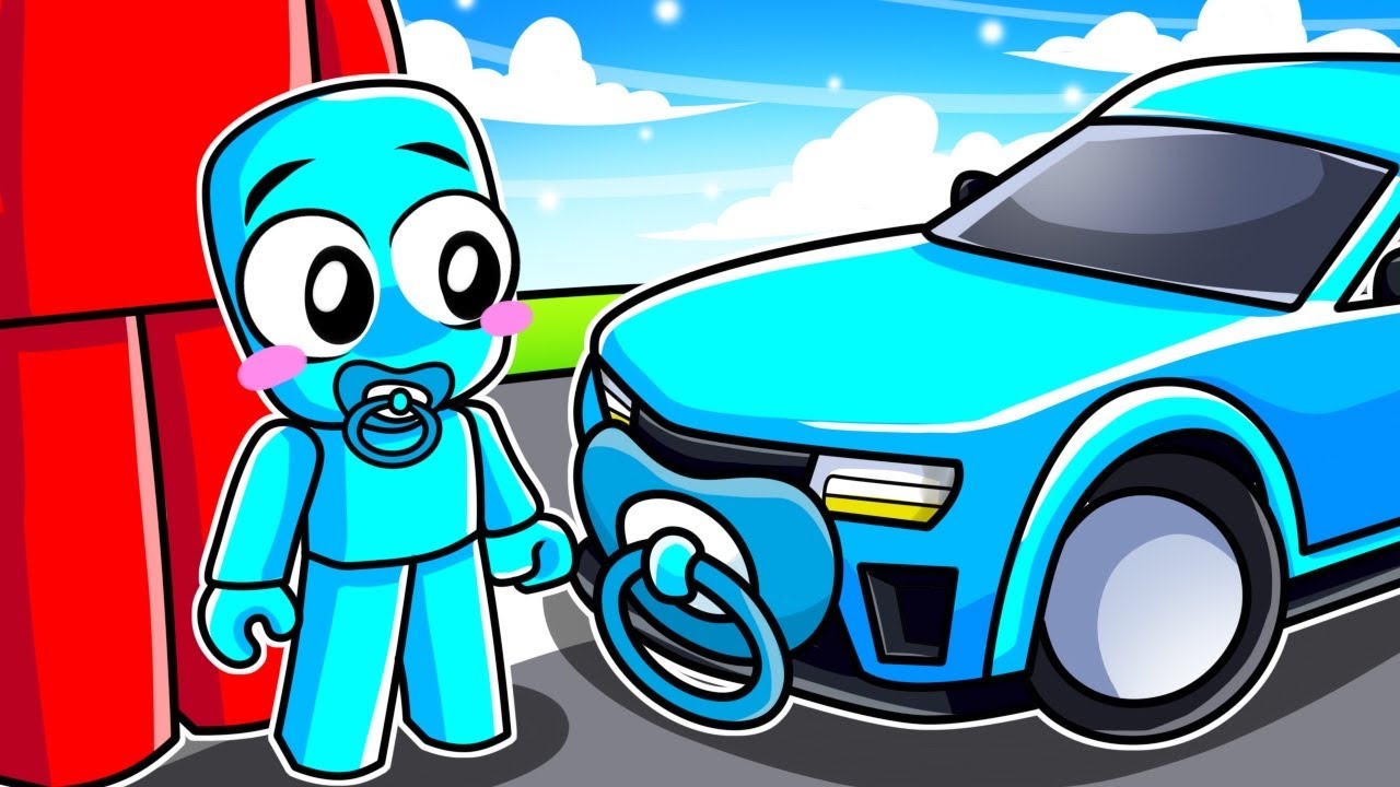 Gastando $1.000.000 en el Nuevo Coche de BEBÉ AWITA en Driving Empire!