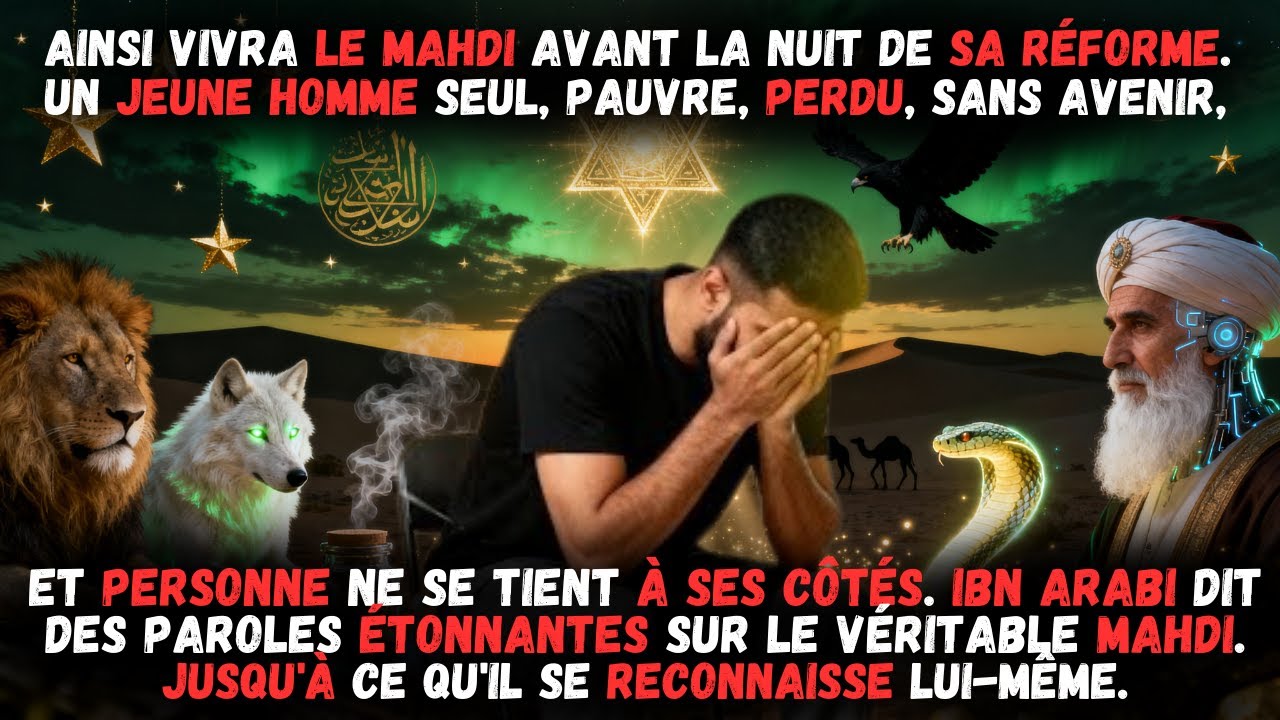 Voici comment vivra le Mahdi tant attendu avant la nuit de sa réforme : un jeune homme solitaire,...
