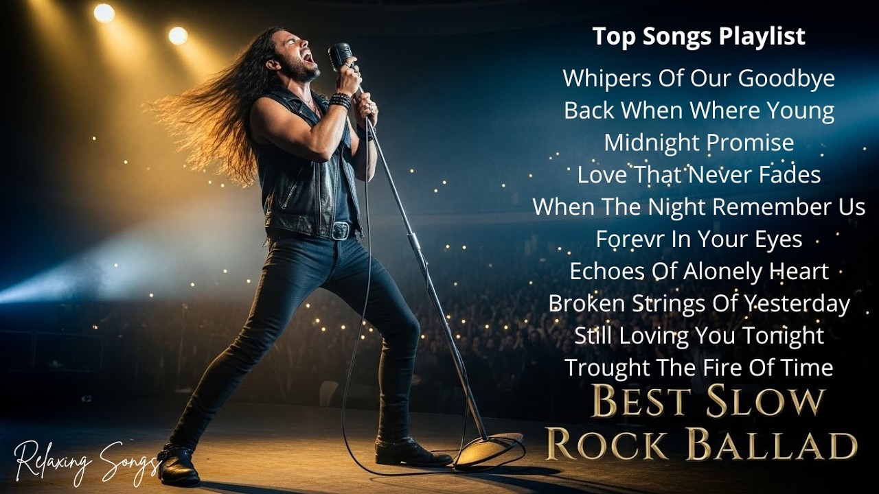 Unforgettable Slow Rock Love Songs🎶 –🎸Best Soft Rock Ballads of All Time
