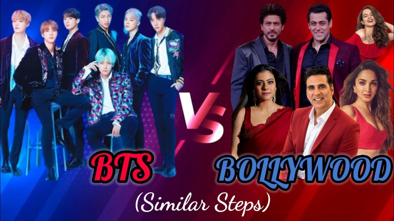 BTS vs Bollywood | Similar dance steps |