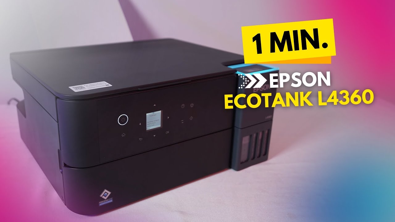 1 Min. Review - Epson EcoTank L4360