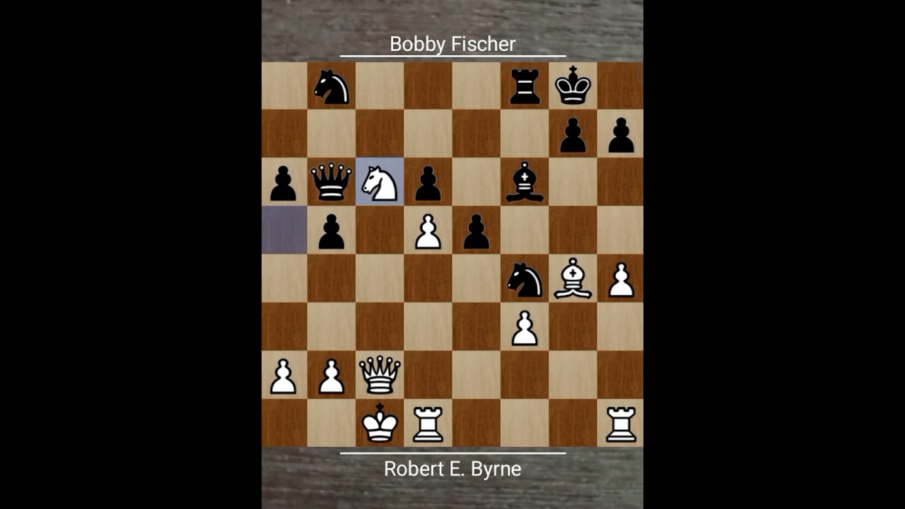 Robert E. Byrne vs Bobby Fischer &bull; Manhattan Blitz Chess Tournament 1971