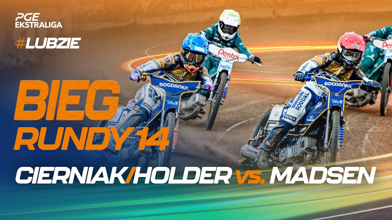 Speedway. Żużel. Mecz: Leon Madsen vs. Jack Holder (top bieg 14. rundy #LUBZIE)