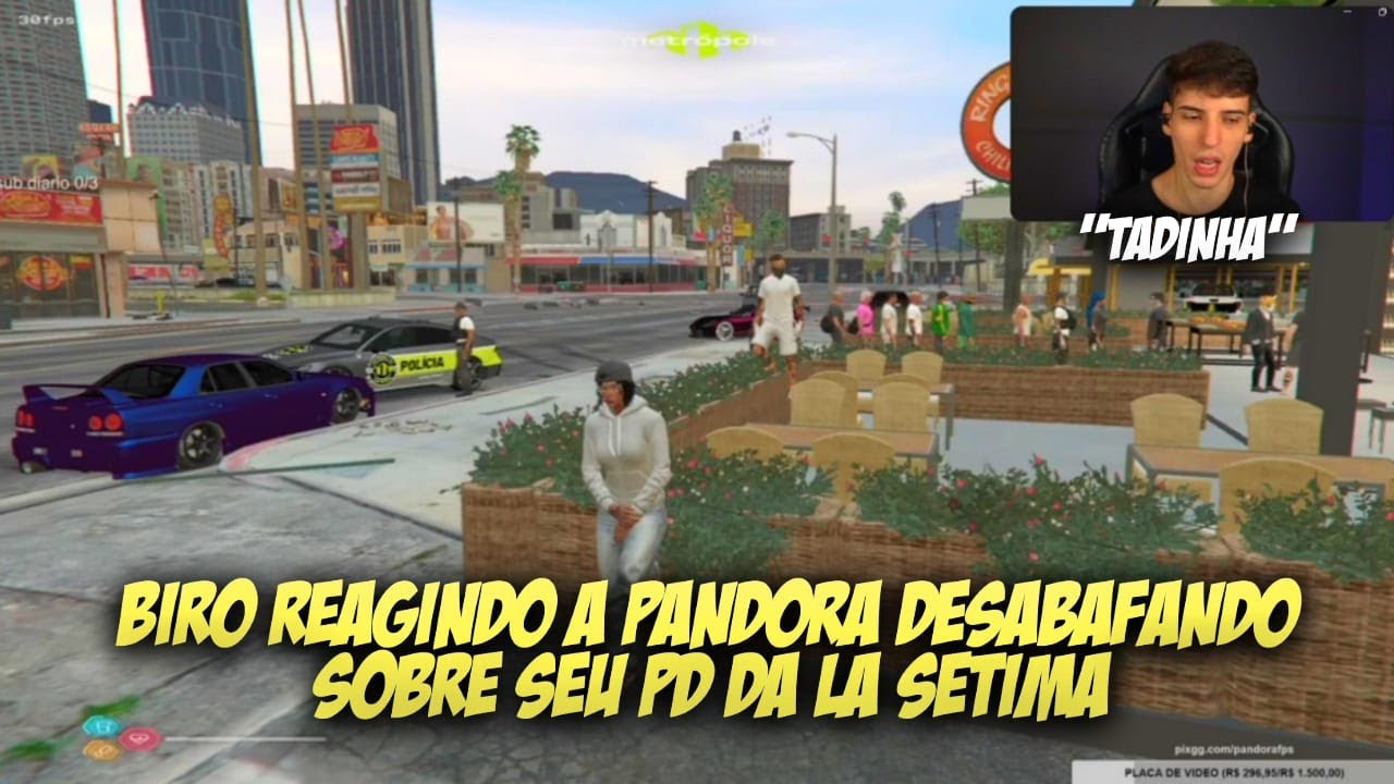 BIRO REAGINDO A PANDORA DESABAFANDO APOS TOMA PD DA LA SETIMA