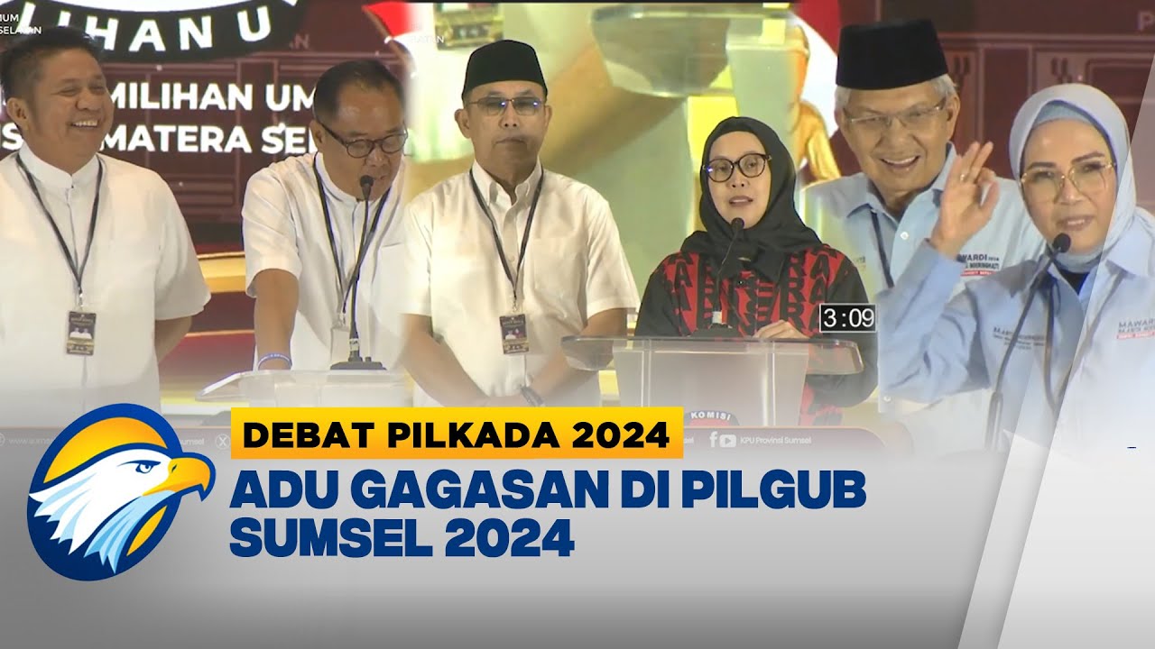 Adu Gagasan 3 Paslon di Debat Kedua Pilgub Sumatera Selatan - [Debat Pilkada 2024]