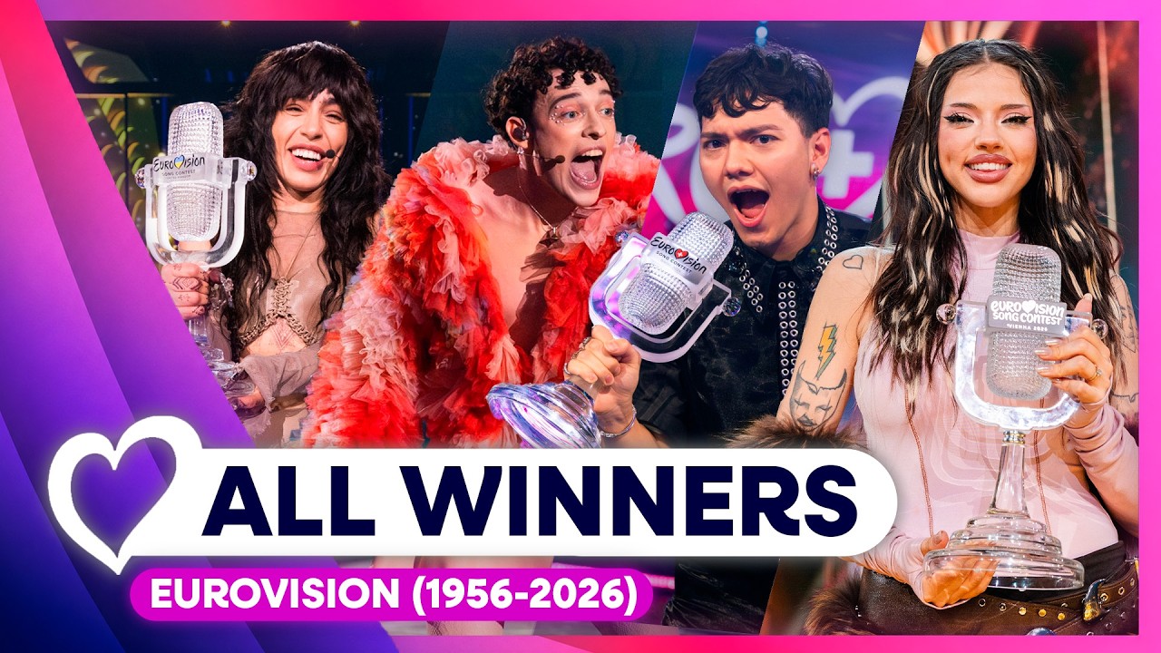 ALL WINNERS of the Eurovision Song Contest (1956-2026)
