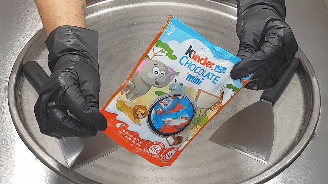 шоколадные мини-роллы с мороженым Kinder | странно приятн...