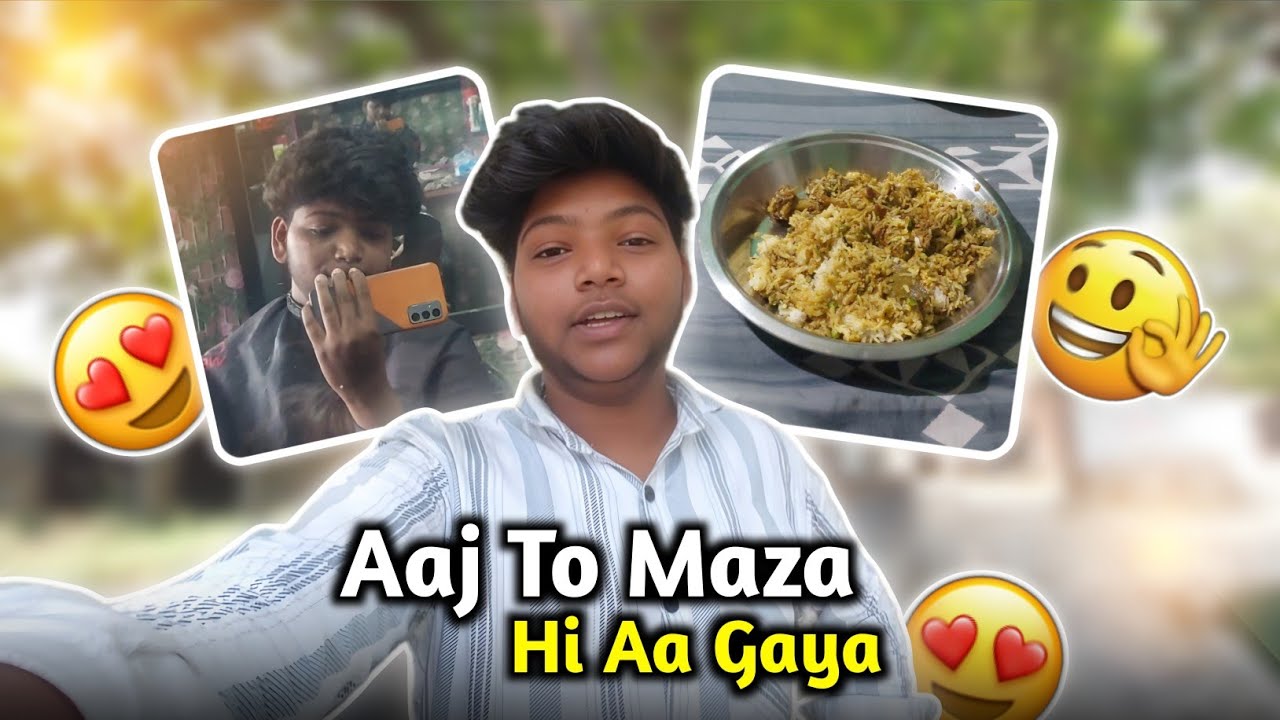 Aaj To Maza Hi Aa Gaya😍 | New Haircut & Ghar Ki Biryani | PRINCE K VLOGS #vlog #haircutvlog #biryani