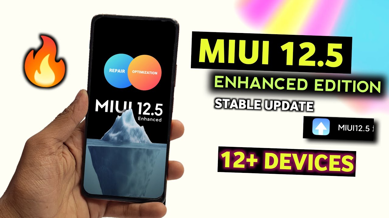 New MIUI 12.5 Enhanced Edition Stable Update Time Table & Device List | MIUI 12.5 Enhanced Edition