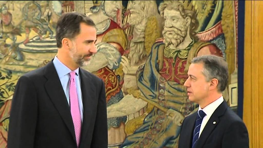 S.M. el Rey recibe en audiencia al lehendakari del Gobierno Vasco, I&ntilde;igo Urkullu