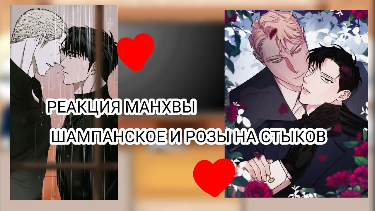 •|реакция манхвы шампанское и розы на стыков|•