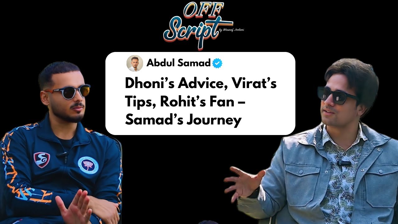 Childhood dreams, IPL lessons, Wisdom of legends&mdash;watch his story unfold | OffScript by WJ - 06
