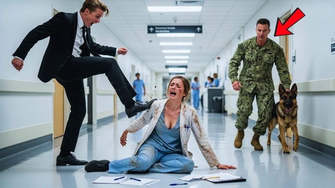 Sohn des Klinikchefs attackierte Arzt – völlig ahnungslos, ein Navy SEAL und K9 hinter ihm