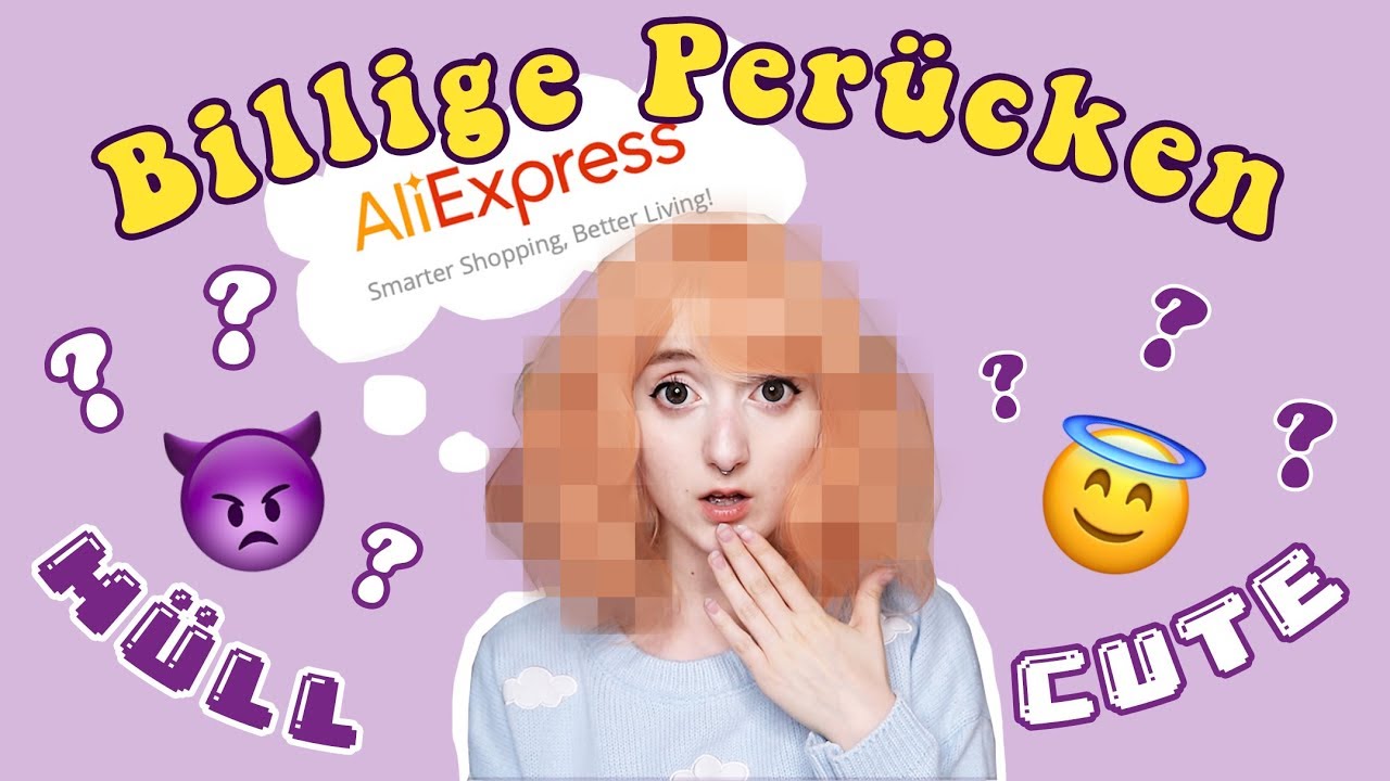 Ich teste und style BILLIGE PERÜCKEN von ALIEXPRESS