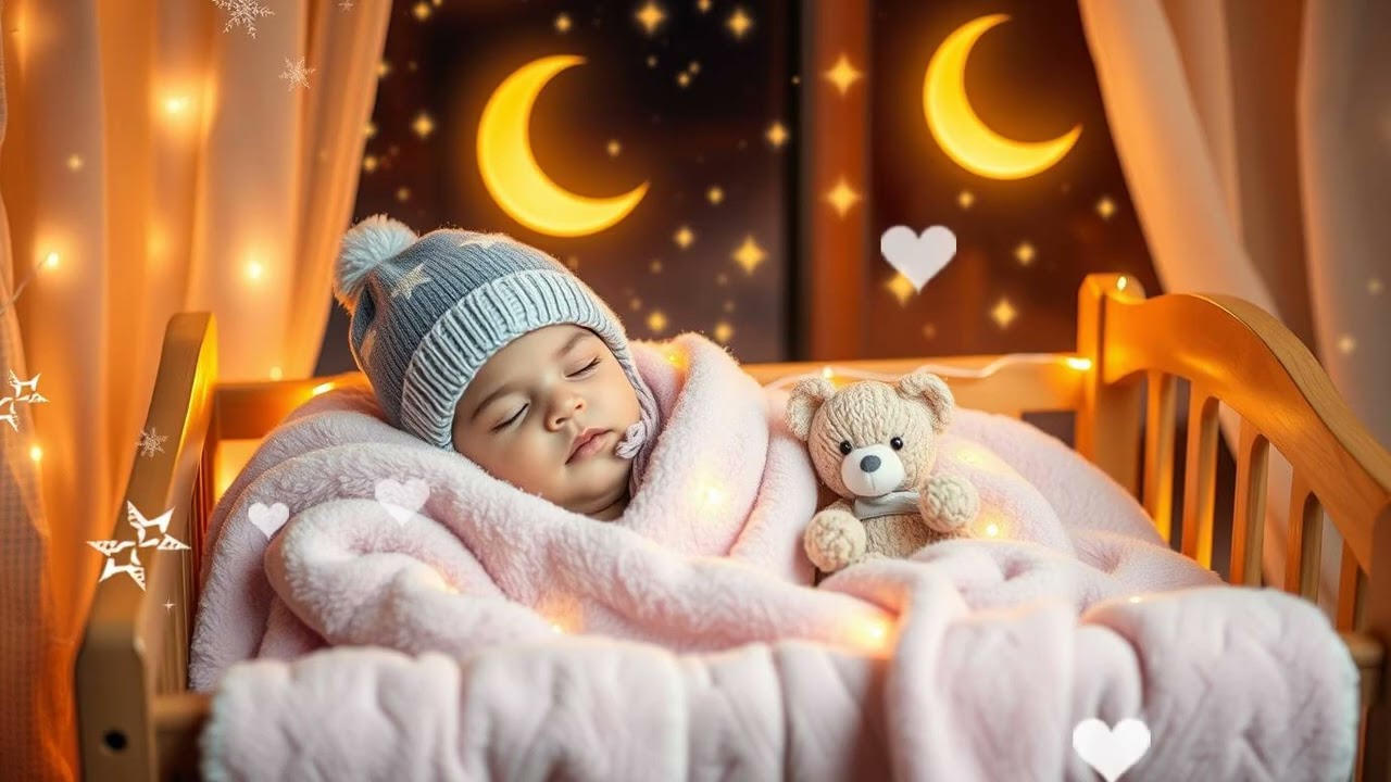 🌙 Rain & Warm Night 🌧️ Soothing Baby Sleep Sounds 💤