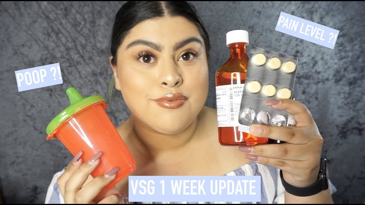 VSG: My One Week  Post Op Update | Vertical Sleeve Gastrectomy + PCOS