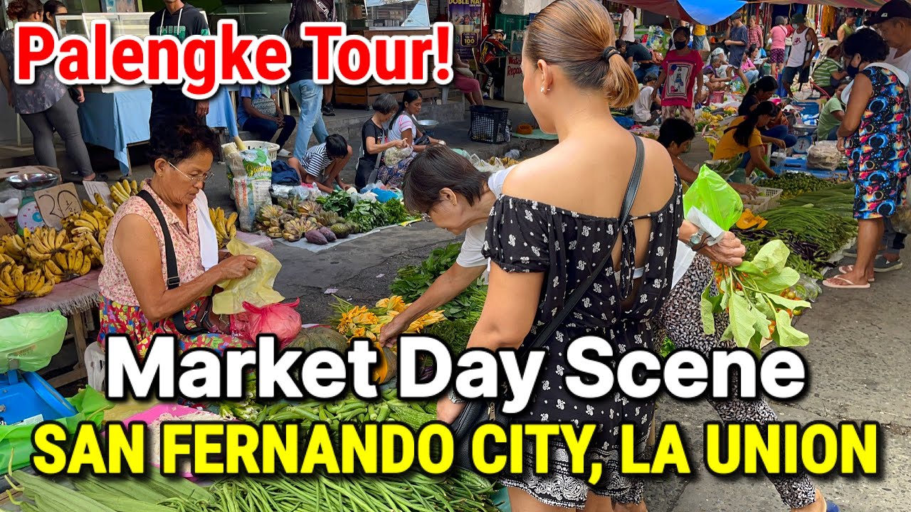 Market Day in La Union, Philippines | Food Market “PALENGKE” Scene of San Fernando City