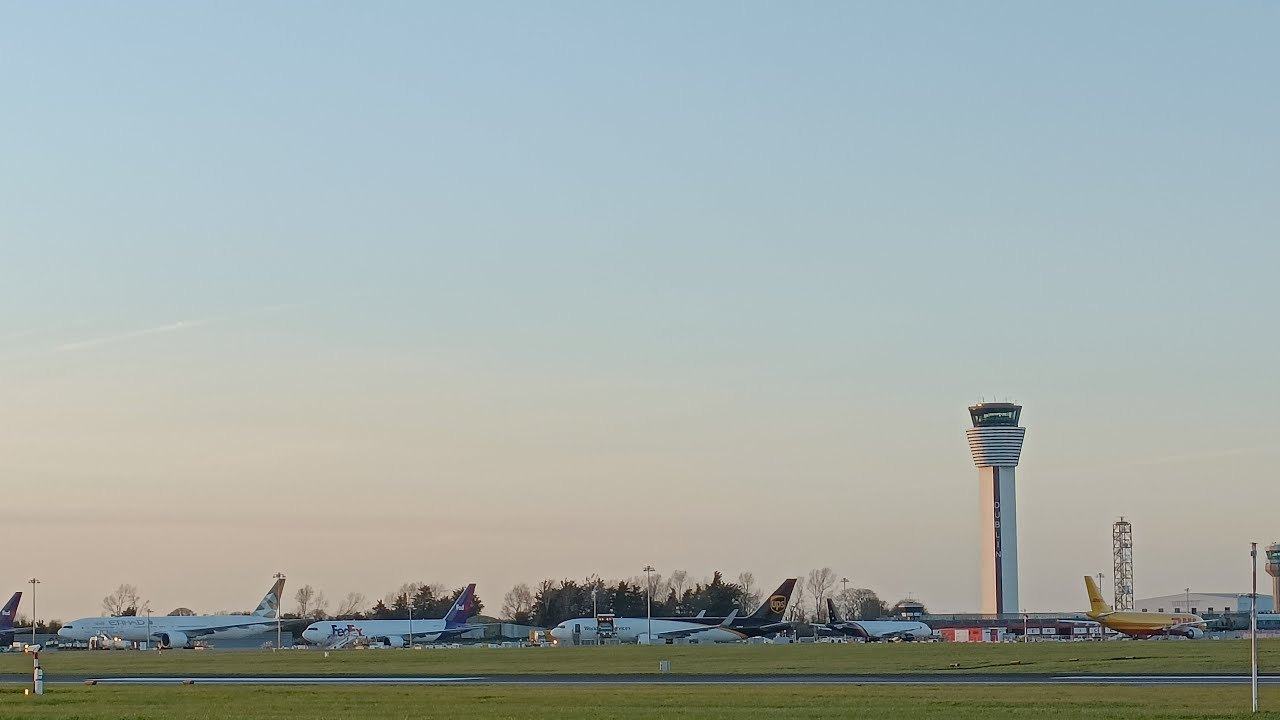 🎥☀️❗Sunset Golden Hour Planespotting at Dublin Airport!