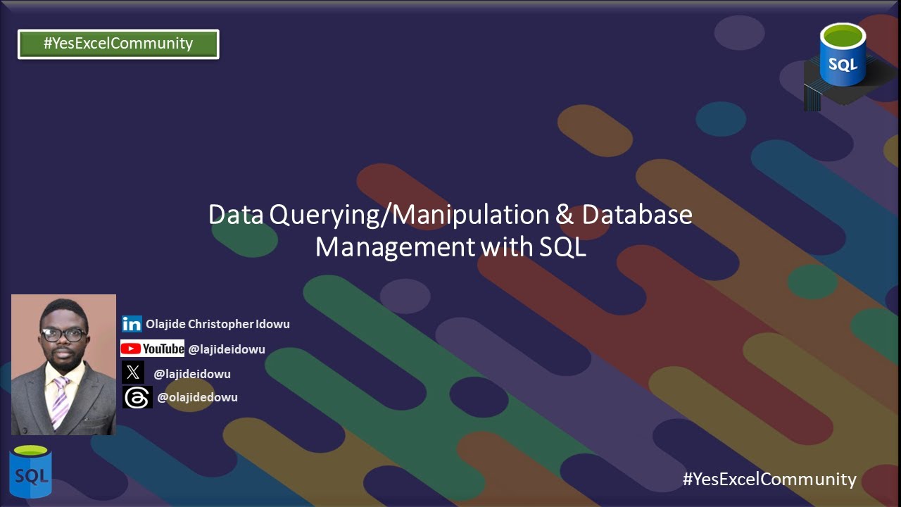 Querying & Manipulating Data using MS SQL