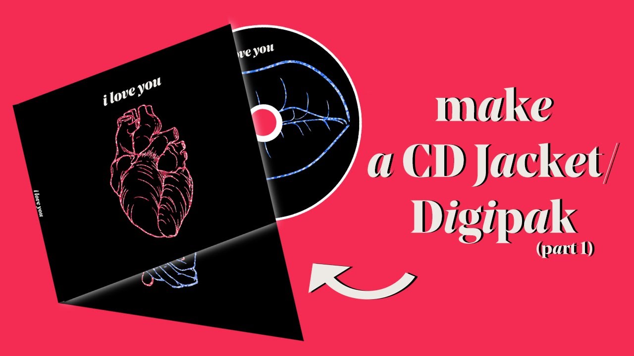 DIY how to make a cd jacket/digipak - easy to do + 3 different ways to do it! (PART 1)