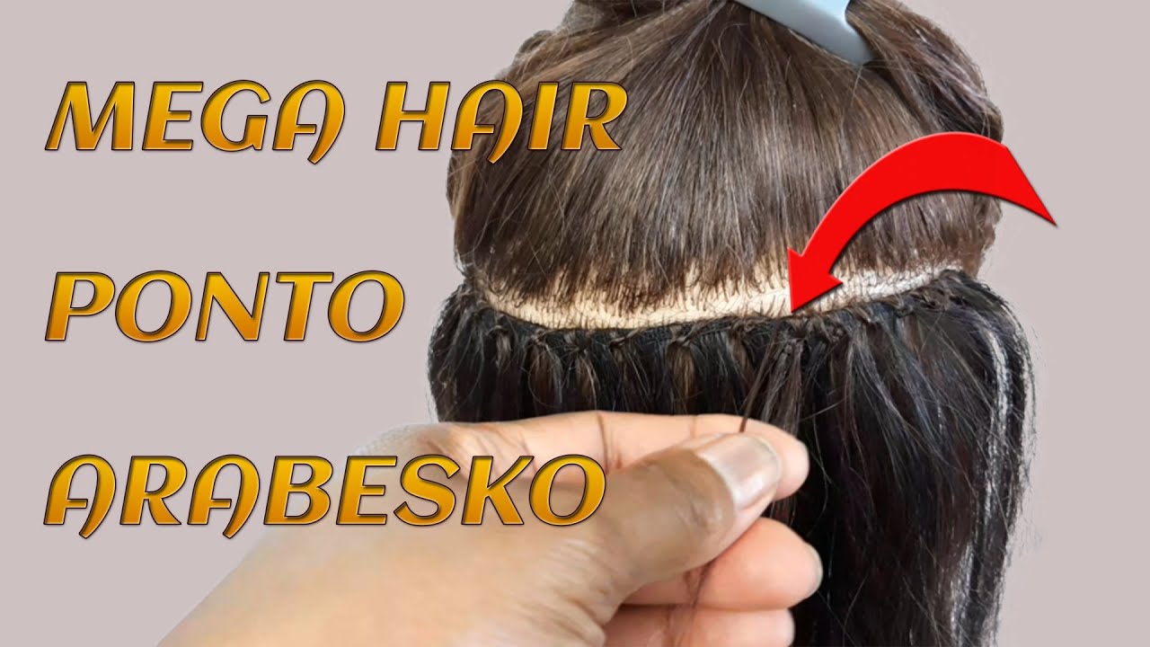 COMO FAZER MEGA HAIR PONTO ARABESKO COLOCACAO PERFEITA | LI CARDOSO