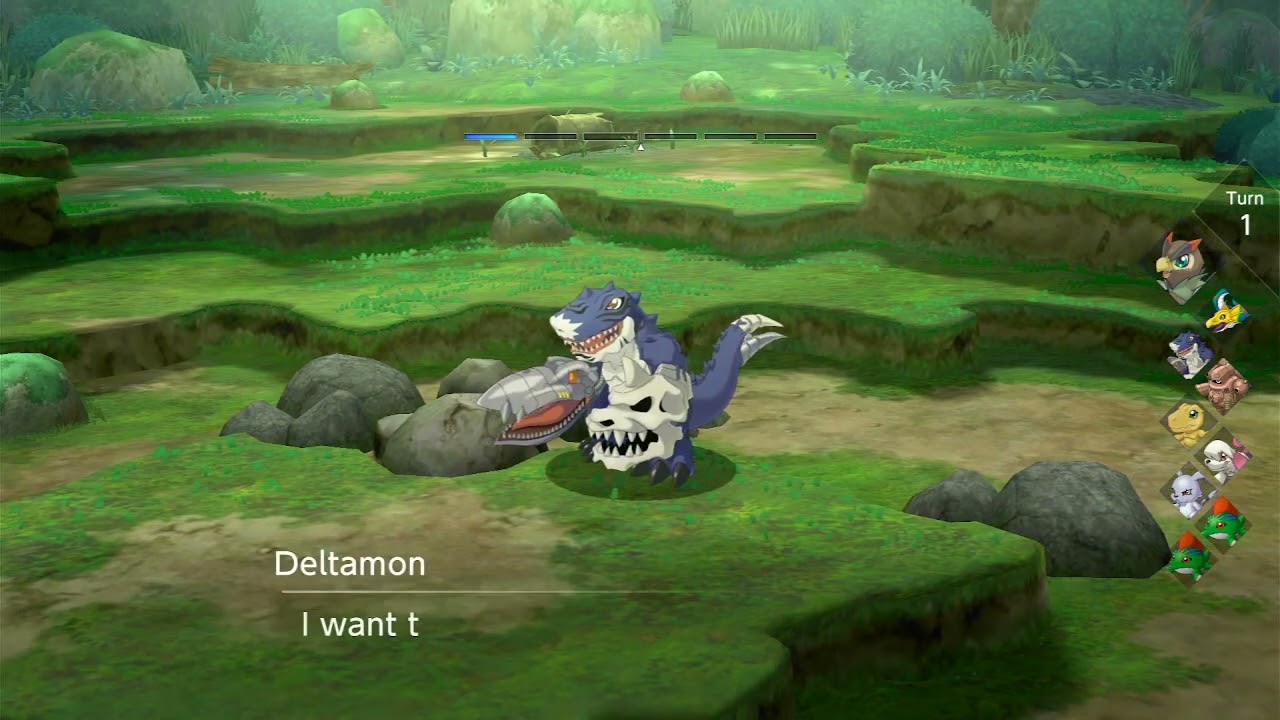 Digimon Survive trying to recruit Deltamon