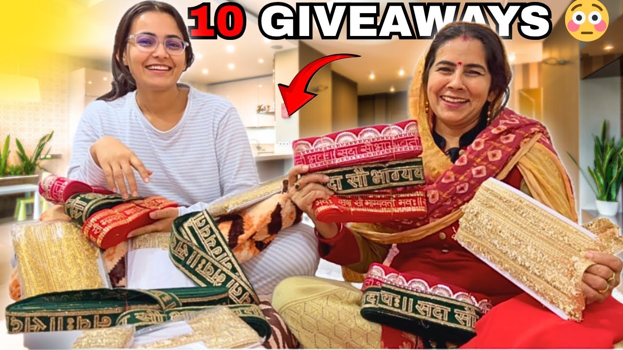 10 सौभाग्यवती भव: वाले दुपट्टे एक साथ गिफ्ट करेंगे 🥰 | किस किस को मिलने वाले है 🤔