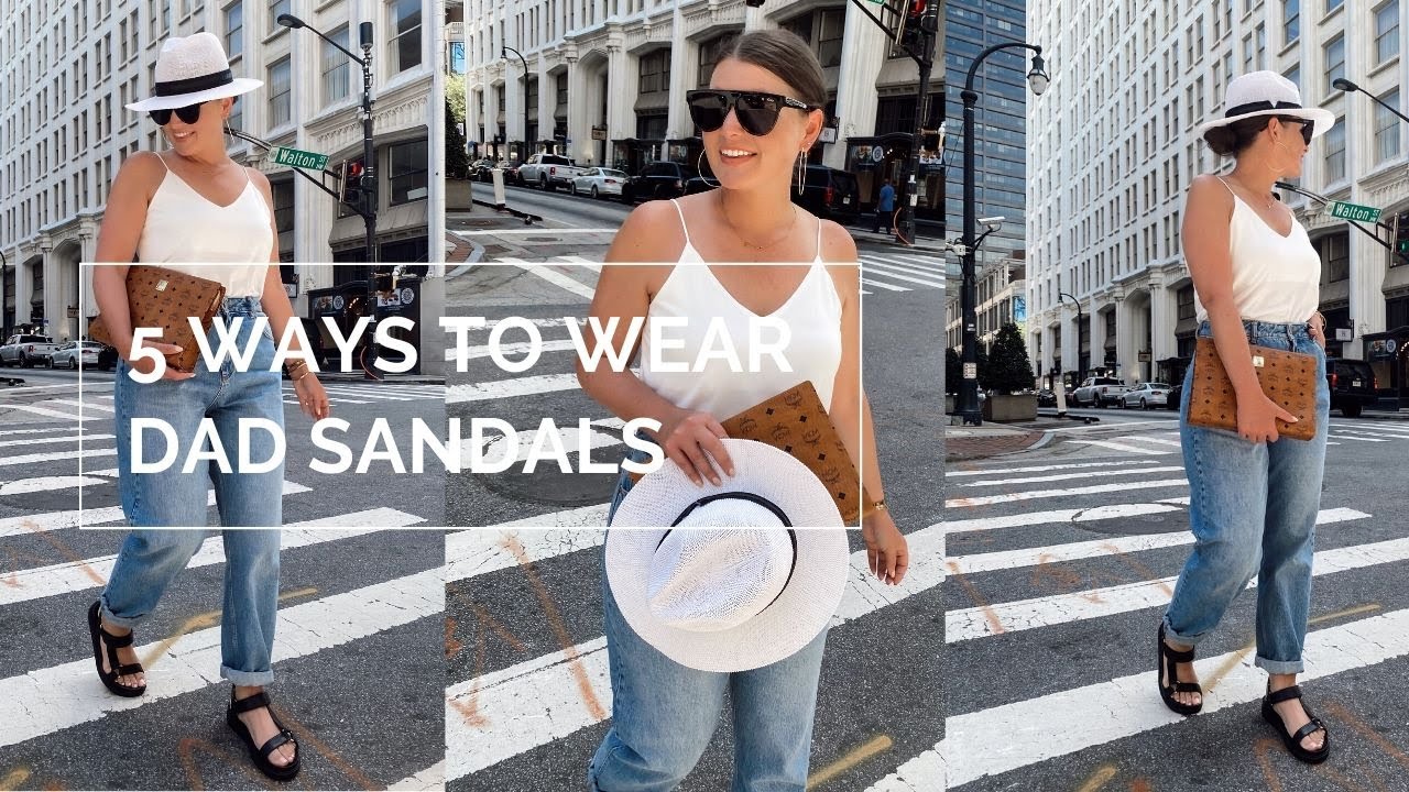 5 WAYS TO STYLE DAD SANDALS FOR SUMMER | JULIA MARIE B