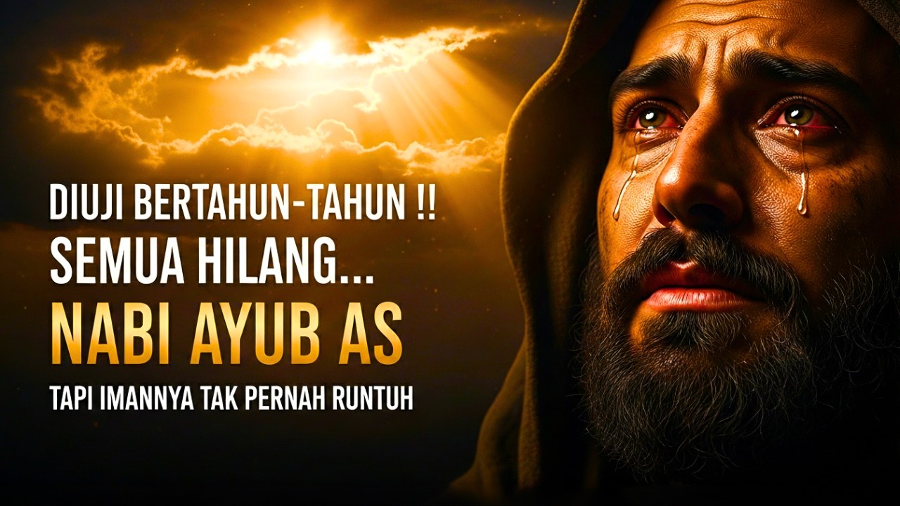 DIUJI SAMPAI KEHILANGAN SEGALANYA!! Kisah Nabi Ayub AS & Rahasia Kesabaran yang Diabadikan Al-Qur’an