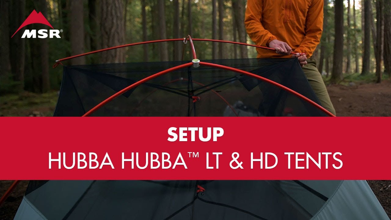 MSR Hubba Hubba™ LT & HD Tent Setup Guide