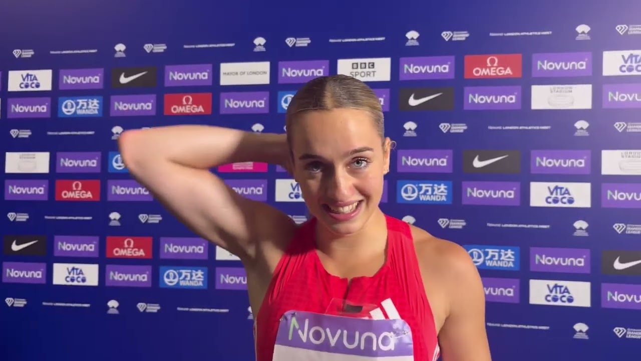 Charlotte Henrich on finishing second in the women’s 400m at the London Diamond League