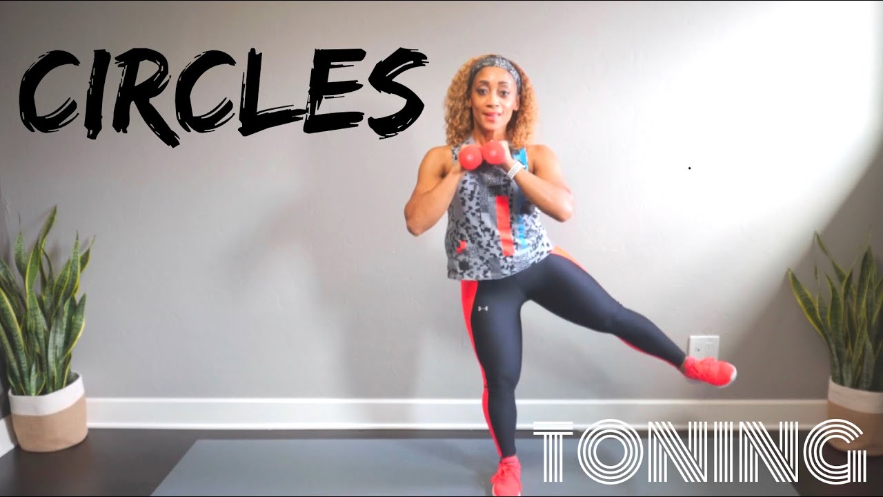 Circles - Post Malone - Upper and Lower Body, Aerobic Toning with Weights - HEAT WORKOUT SONG