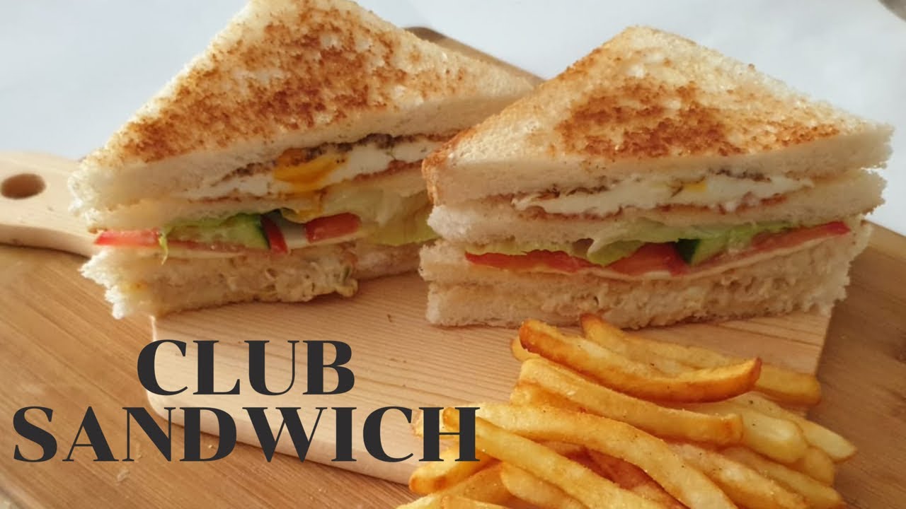 How To Make Club Sandwich At Home//Club Sandwich Recipe//Easy Club Sandwich