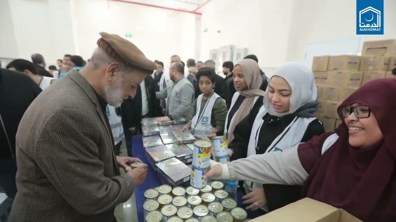 Alkhidmat Relief Work In Egypt Warehouse For Palestinian People #alkhidmat #gaza 