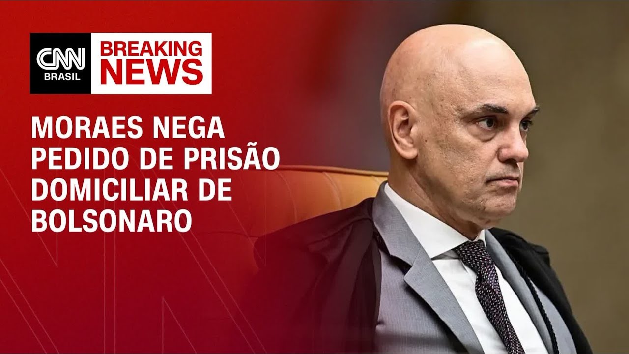 Moraes nega prisão domiciliar a Bolsonaro após laudo da PF | BASTIDORES CNN
