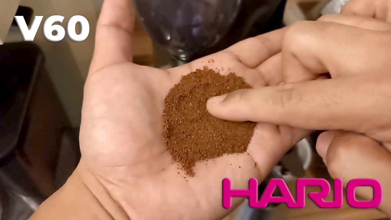 Hario V60 Grinder Calibration Dialing In V60 Grind Size