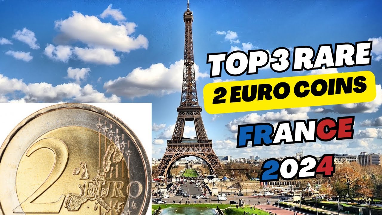 TOP 3 Rare 2 Euro Coins from FRANCE   2024