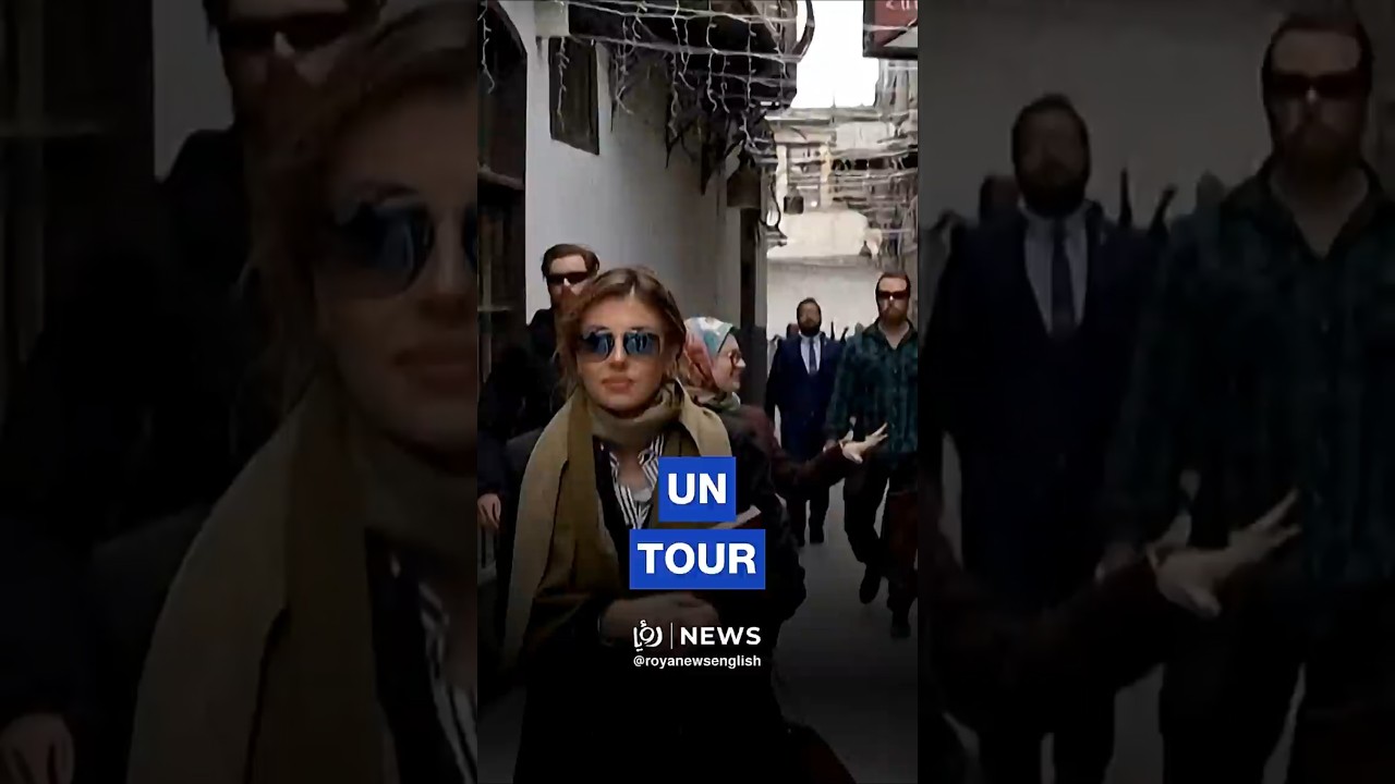 UN Security Council members explore the historic streets of Old Damascus during first-ever visit