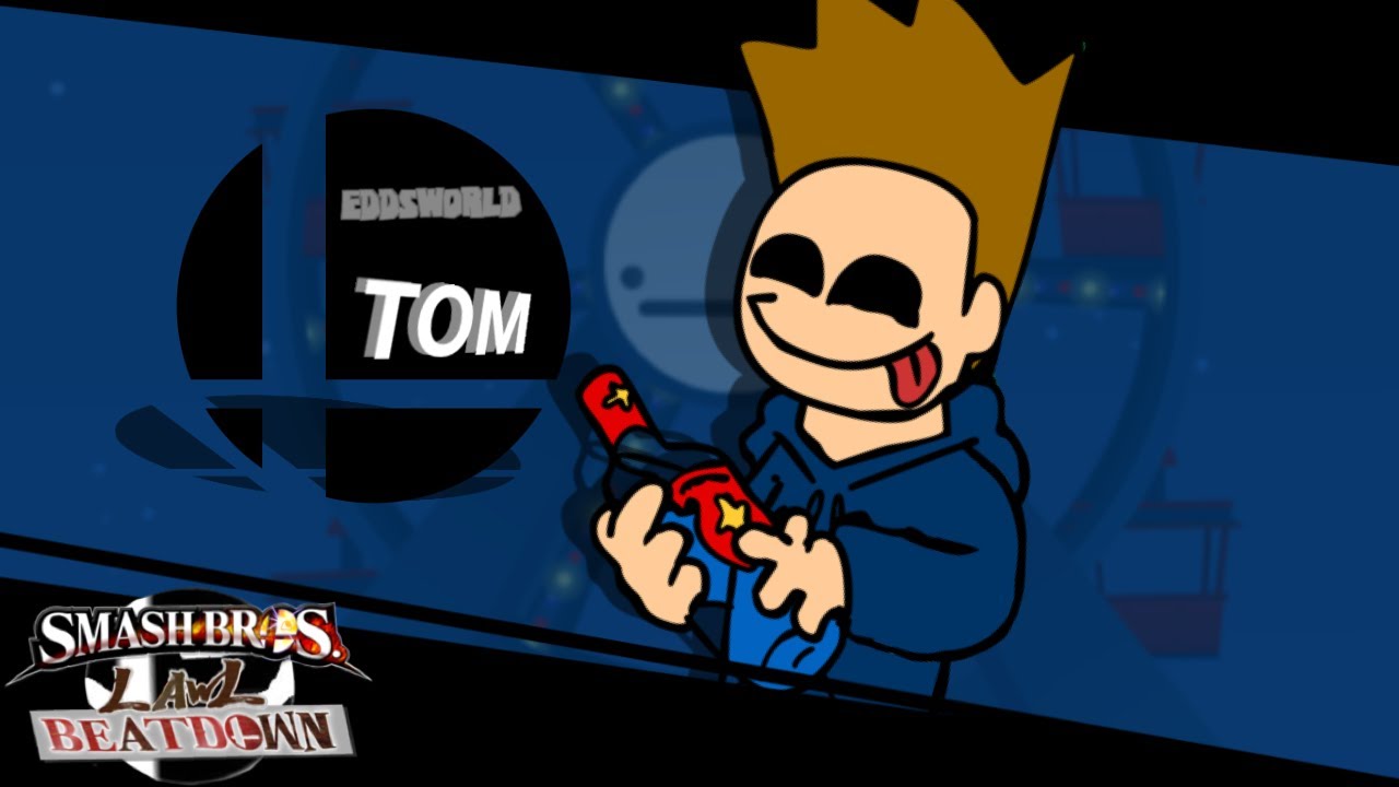 Набор движений персонажа Тома в игре Smash Bros Lawl Beatdown
