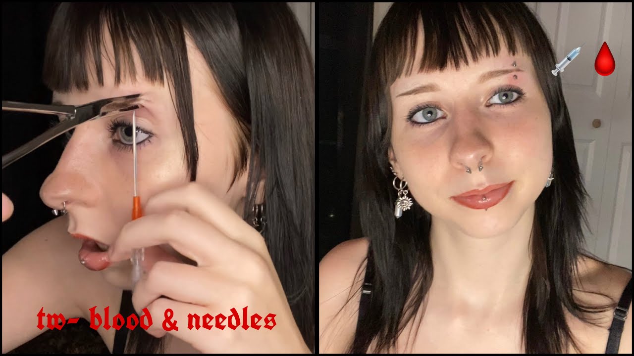 piercing my eyebrow at home