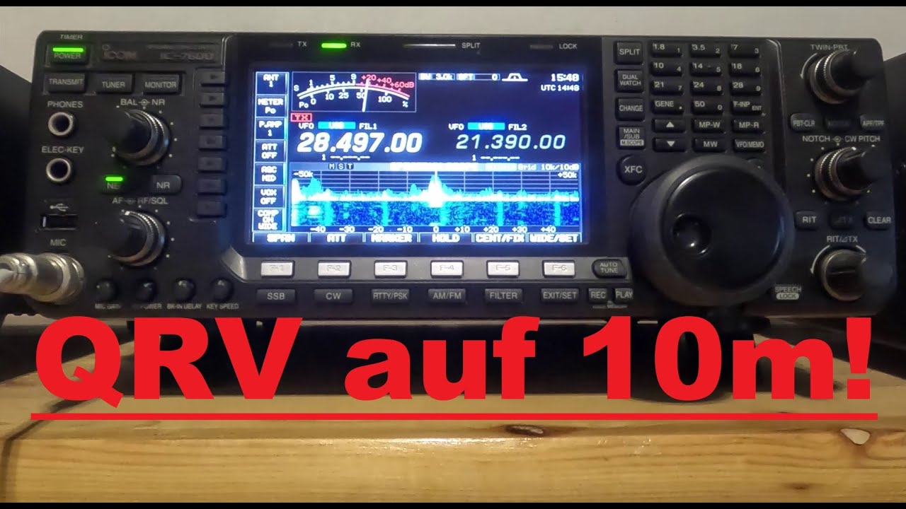 QRV auf dem 10m-Band: 09.01.25 14:30 UTC - 28.415 MHz (HF Condition: Good)