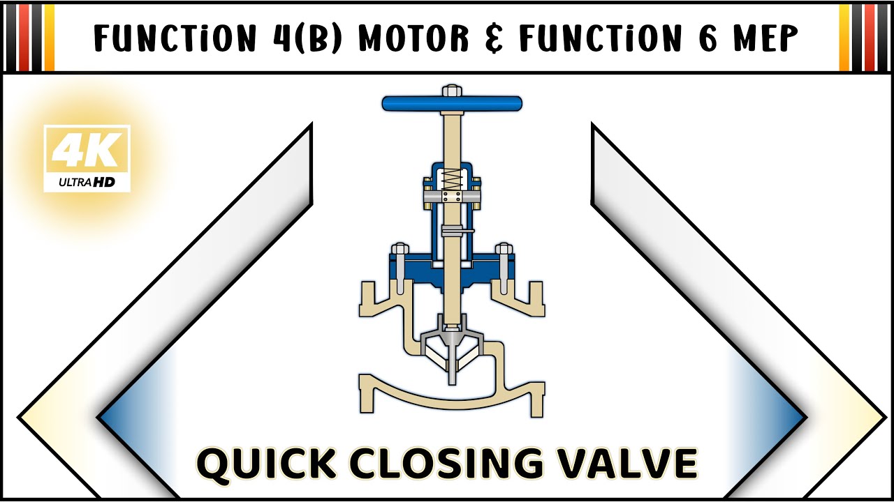 Quick Closing Valve on Ship | Quick Closing Valve design | Pneumatic Quick Closing Valve Operation