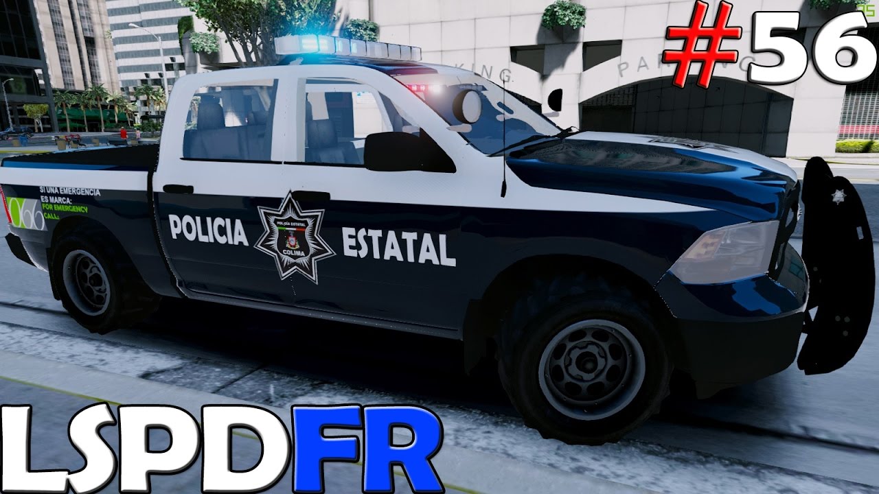 GTA V LSPDFR #56 POLICIA ESTATAL DE COLIMA | TheAxelGamer