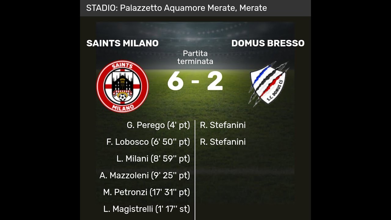 C5_U19_NAZIONALI_GIR B_13^G_28.12.2025_ SAINTS MILANO vs DOMUS BRESSO 6-2