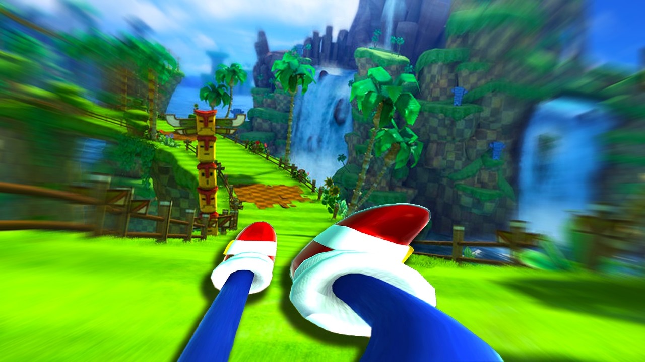 Sonic Generations but it's in First Person