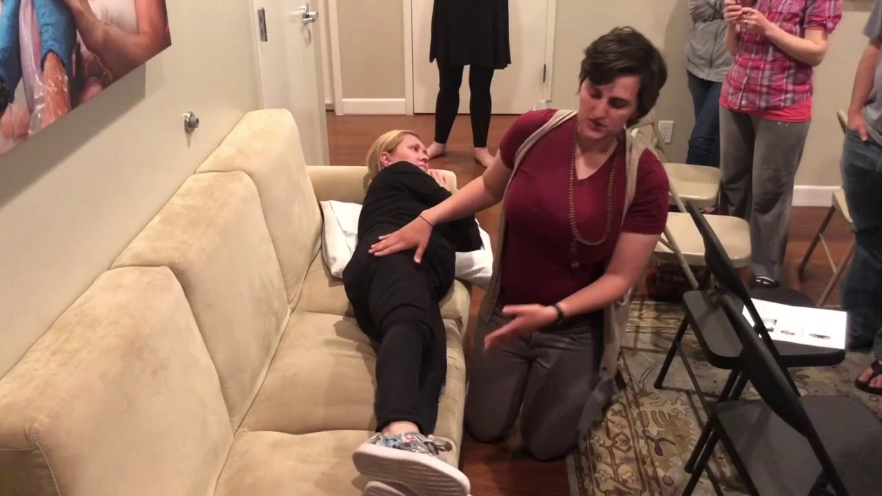 Side Lying Release with midwife Eve German, CPM, LM , MSM, utahbirthcenter.com